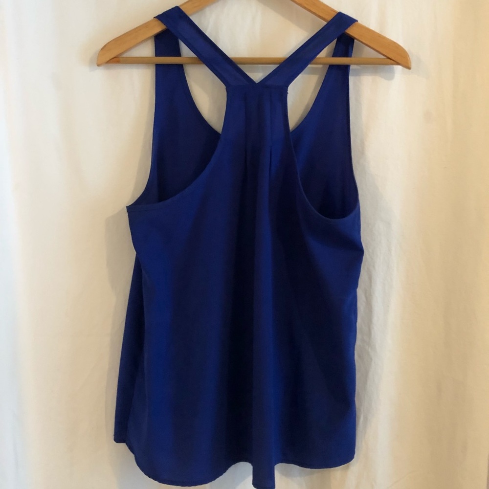 Cobalt Blue Razor Back Top - Picture 2 of 2